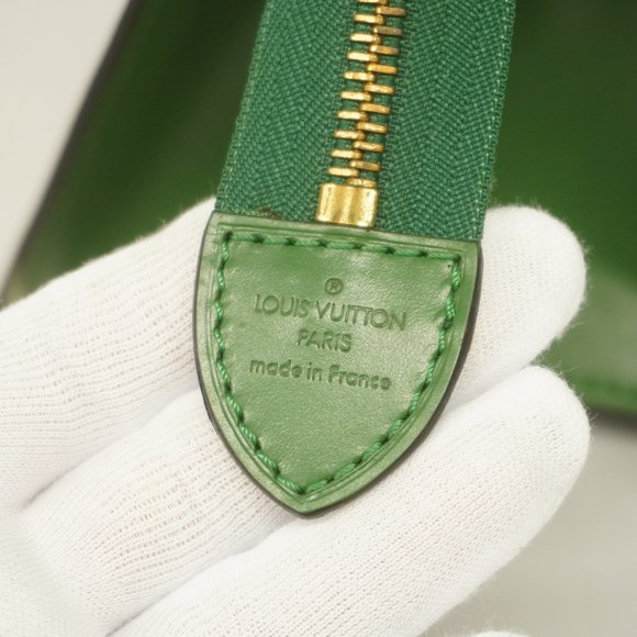 Auth Louis Vuitton Epi Sac Triangle Sac Triangle M52094 Handbag Borneo Green - Picture 5 of 13